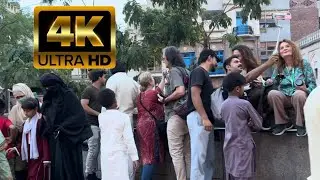 Rundgang In Lahore  🇵🇰 Pakistan  || Lahore  City  Streets Walking Tour 4K 60fps