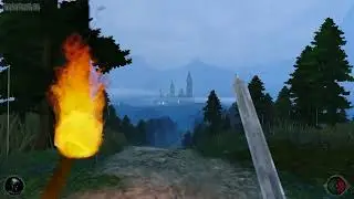 Walking in the Forest [GODOT Daggerfall Style]