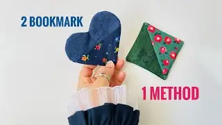 How to Sew Fabric Bookmarks | Step-by-Step DIY Sewing for Beginners 📚