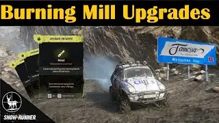ALL Upgrade Locations (Tennessee DLC) SnowRunner Phase 7 Burning Mill