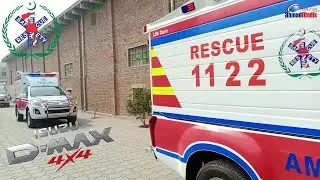 ISUZU DMAX 4x4 Ambulances for Punjab Emergency Services Rescue 1122 Punjab