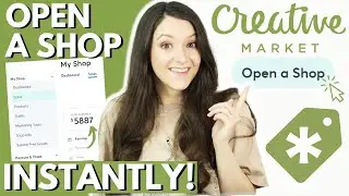 Как начать продавать на Creative Market ПРЯМО СЕЙЧАС и мгновенно получить одобрение на открытие м...