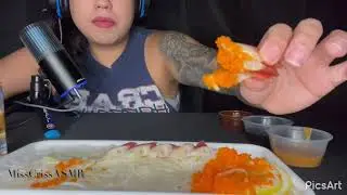 [[ASMR]] SURF CLAM & FISH EGGS ~NO TALKING~ CHEWY SOUNDS~ POPPING SOUNDS~ 편안한 소리를 만족시키는
