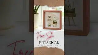 Botanical Watercolor Prints | Porch Nook
