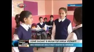 SARICAN İLKÖĞRETİM OKULUNDAKİ ZAZAKİ DERSİ TRT 6'DA HABER OLDU (31.11.2012)