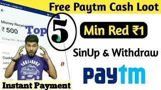 Minimum Redeem 10 rupee Paytm cash, New Earning app today Verified, Top5 Earning app,