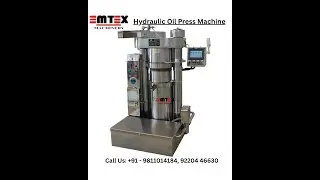Hydraulic Cold Press Oil Machine