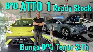 BYD ATTO 1 Ready Stock. Bunga 0% Tenor 3 Th. Banyak Cashback. Promo BYD ATTO 1 & 3. Sealion 7, M6.