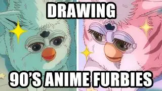 Drawing Existential Anime Furbies