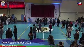 Acto Fiestas Patrias Sección Inicial.
