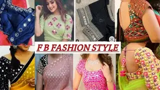 Mirror work blouse design ideas/new model mirror work blouse design 2021/Trendy mirror work blouse