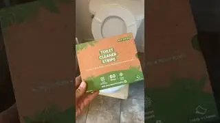 Eco Solve toilet cleaner strips. Non-toxic and quick dissolve! #nontoxichome #toiletcleaner