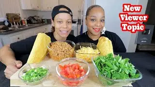 HOMEMADE CHEESY TACOS MUKBANG!!