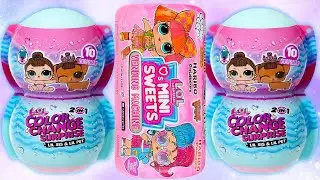 ASMR LOL Surprise Candy Mini Sweets Balls Doll Opening #unboxing