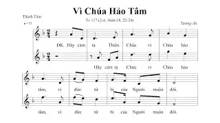 Vì Chúa Hảo Tâm - Thánh Vịnh 117 (Sáng Tác: Tường Ân) - Ca len di | Lyrics