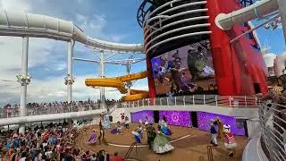 Disney Wish Sail Away Party August 2022