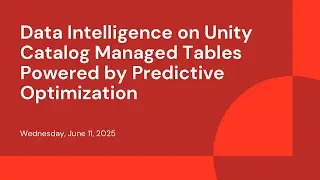 Data Intelligence on Unity Catalog Managed Tables Powered by Predictive Optimization