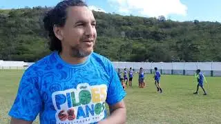 NEY PARA&Iacute;BA VISITA LOCAL DE PROJETO QUE O AJUDOU A JOGAR PROFISSIONALMENTE