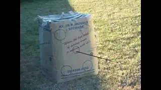 target shooting with my compound bow