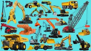 Construction  Vehicles / Construction Vehicles Vocabulary Name & Description of Heavy Equipment 🚜