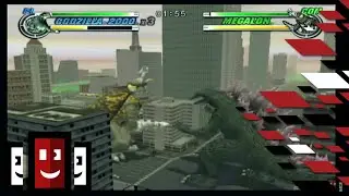 Godzilla 2000 Vs Megalon -- Godzilla Destroy All Monsters Melee