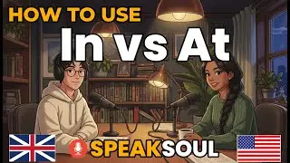 How to Use &ldquo;IN&rdquo; vs &ldquo;AT&rdquo; in English | Easy Conversation Practice