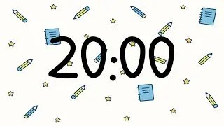 20 Minute Writing Timer with Music | Classroom Countdown for Students | Focus Timer