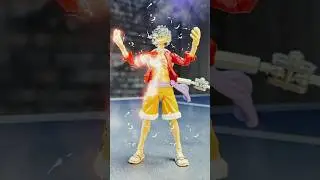 Luffy going gear 5 🔥 #anime #shfiguarts #fyp
