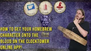 [Blood on the Clocktower] - How to set up homebrew characters!