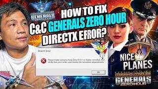 How to fix Command and Conquer Generals and Generals Zero Hour  directX Error? English.