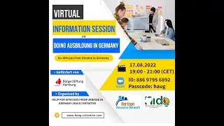 Information Session on Doing Ausbildung (Vocational Training) in Germany.