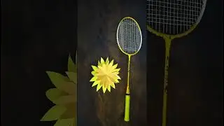 DIY | Home decor with useless broken racket. #shorts #diy #homemade #homedecor