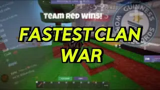FASTEST CLAN WAR? (WORLD RECORD) 🤯