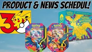 Расписание выхода новых продуктов и новостей Pok&eacute;mon на февраль!!