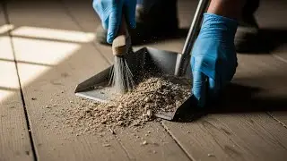 Ultra-Clean Home Restoration: Close-Up Hands-Only Cleaning Process