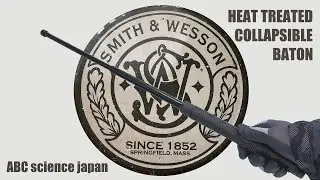 警棒【日本最安販売&rarr;説明欄URL参照】Smith & Wesson and Monadnock Friction Lock Baton Rubber Cap（バトンキャップ・特殊警棒・護身）【4K】