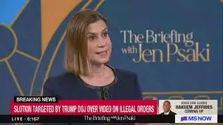 MS NOW: Slotkin on Jeanine Pirro investigation and why she is not giving into intimidation