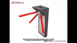 Vertical Tripod Access Control Turnstiles Automatic Compact For Outdoor