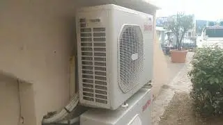 3 2 ton Sanyo air conditioners RUNNING in COOL mode !