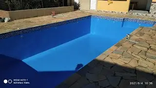 Substituição de Vinil por Fibra - Reforma de Piscina (06/21)