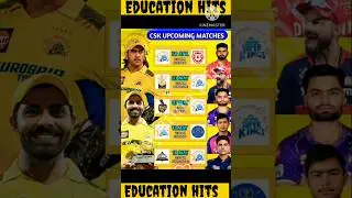 CSK Upcoming Matches | CSK  Schedule For IPL 2025 #shorts #csk #ipl #ipl2025 #iplteam #cskfans
