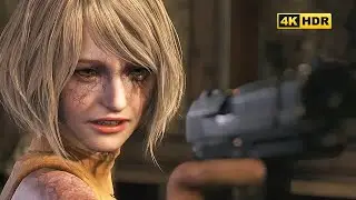 Sadler Controls Ashley & Command Her To Shoots Leon Cutscene - Resident Evil 4 Remake (4k) 60fps