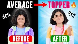 AVERAGE STUDENT Vs TOPPER STUDENT| HOW to reach from 65% to 95%(TOPPERS STUDY SECRETS INCLUDED)