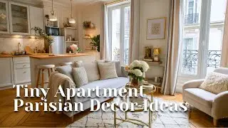 Tiny Apartment Parisian Decor Ideas | Classic French Interior Design