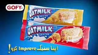 Gofy Oatmilk Cereal Bar | Deliciously Healthy Snack Full of Energy