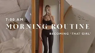 7AM Productive Winter MORNING ROUTINE being THAT girl ♡