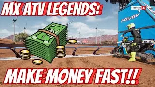 Легенды MX против ATV: зарабатывайте деньги быстро!