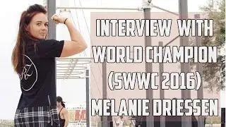 Interview with Melanie Driessen - Female Freestyle World Champion 2016