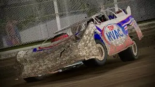 75 Lap Dirt Super Late Model Tour iRacing Race At Volusia