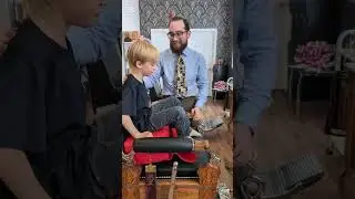 Three boys haircut 
